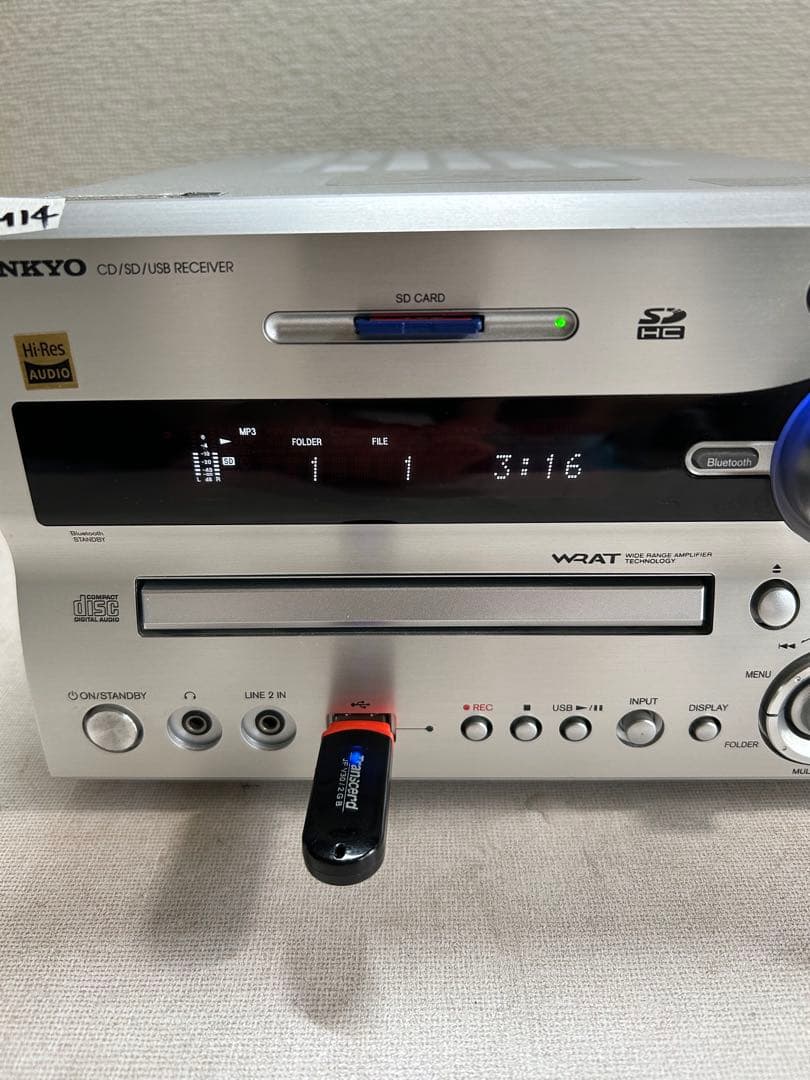 M14 整備ONKYO NFR-7TX ハイレゾCD/SD/USB レシーバー