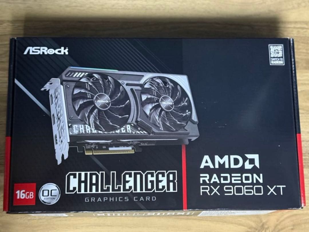 グラフィックボード・グラボ・ビデオカード ASRock Radeon RX9060XT CL 16GO