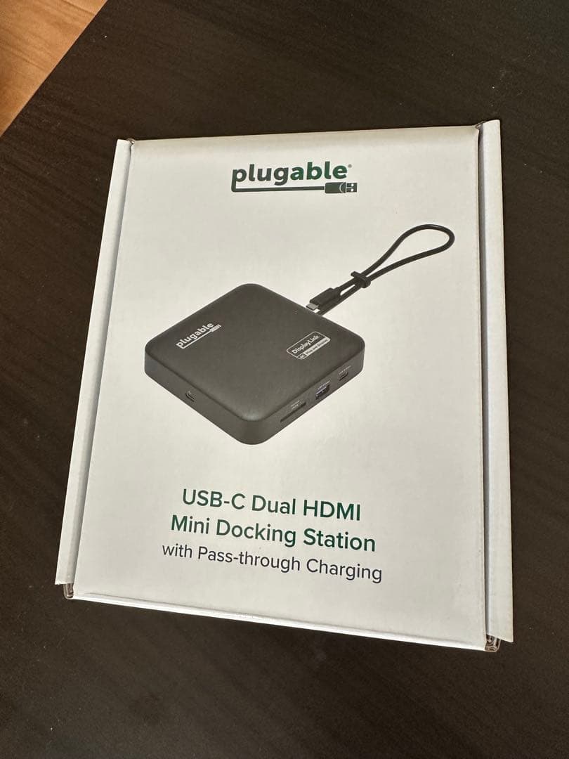 Plugable 7-in-1 USB-C ドッキングステーション デュアル