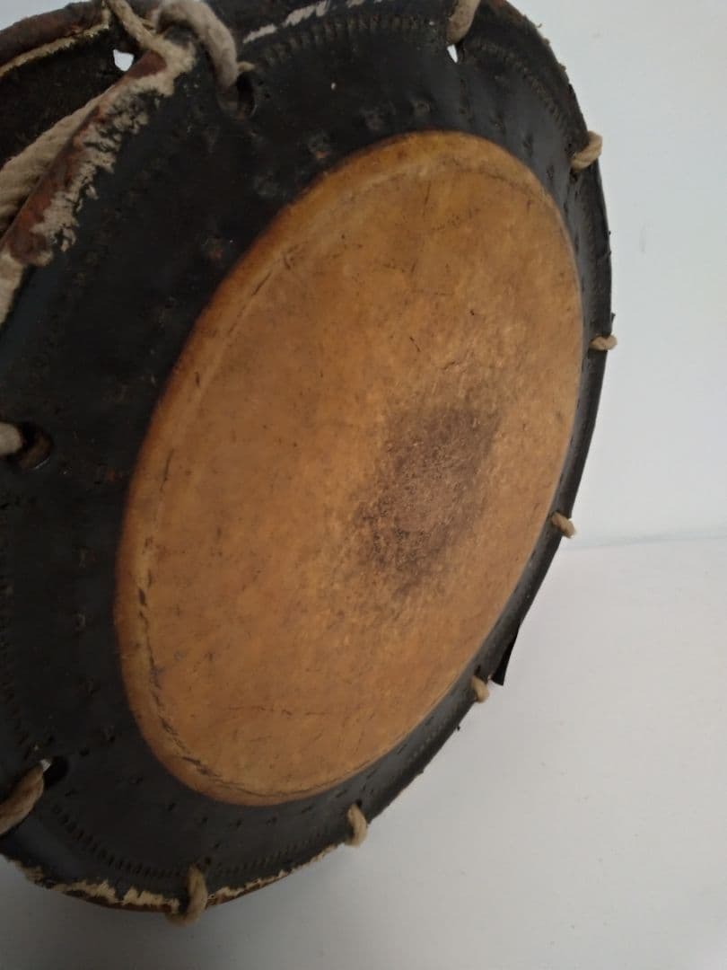 注意！黒塗り部分傷、剥がれあり】締め太鼓の通販はau PAY マーケット