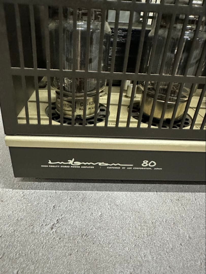 LUXMAN ラックスマンMQ80 真空管 パワーアンプ 40W×2 6336A