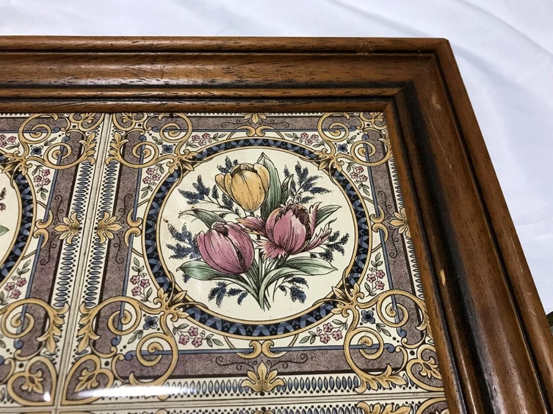 TILECRAFTS社製 英国 ヴィンテージタイル ティーテーブル ビクトリアン