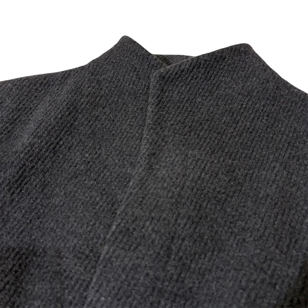 《美品》MEN’S TENORAS アンゴラ ベルト付 ロングコート XL