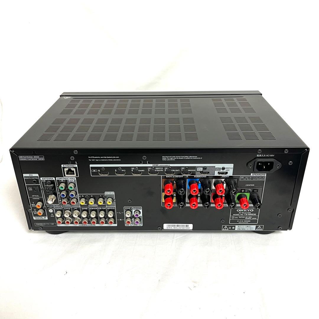 ONKYO TX-NR636 AVアンプ AVレシーバ マルチチャンネル