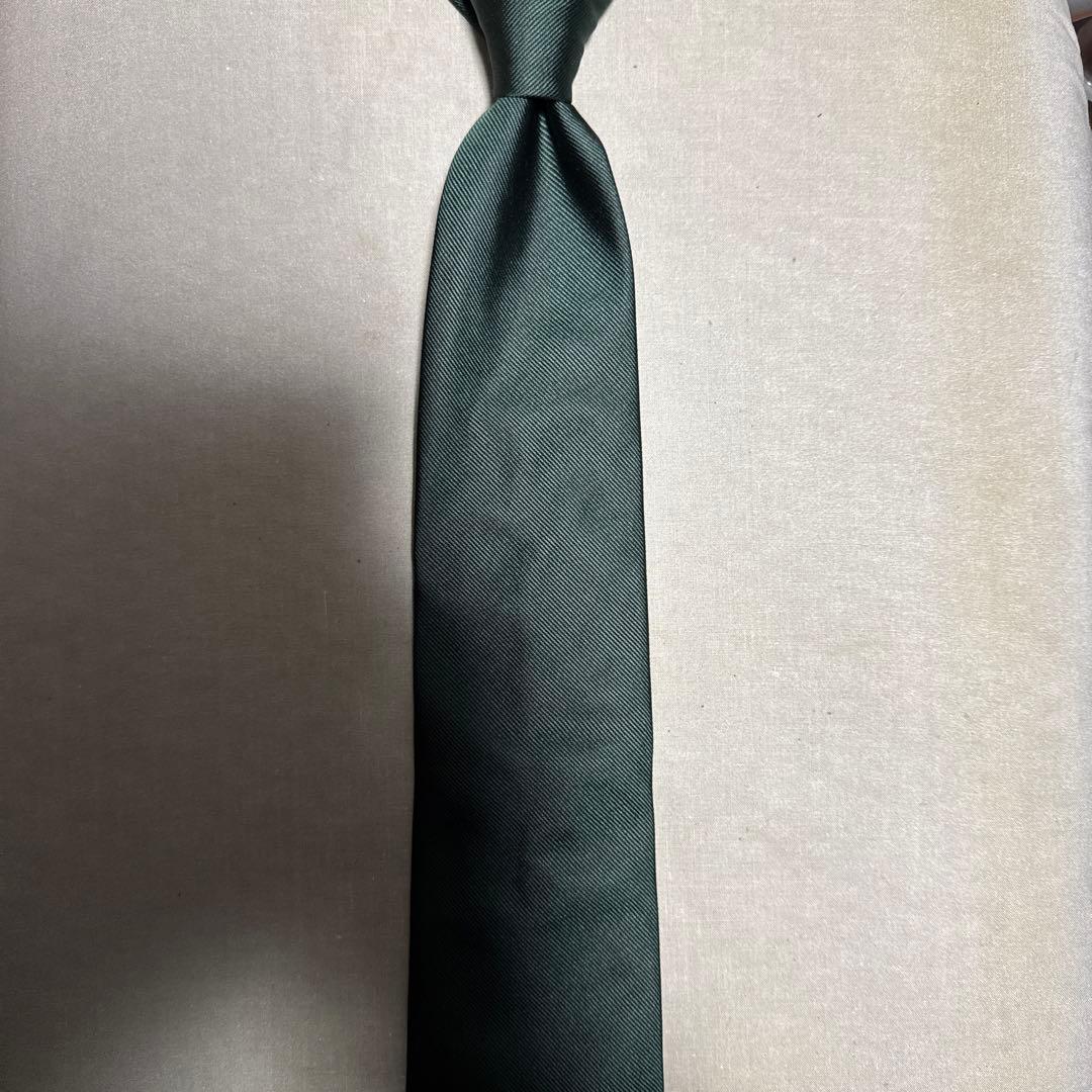 ジョンコンフォート レップソリッドタイ（ダークグリーン無地） - メルカリ
