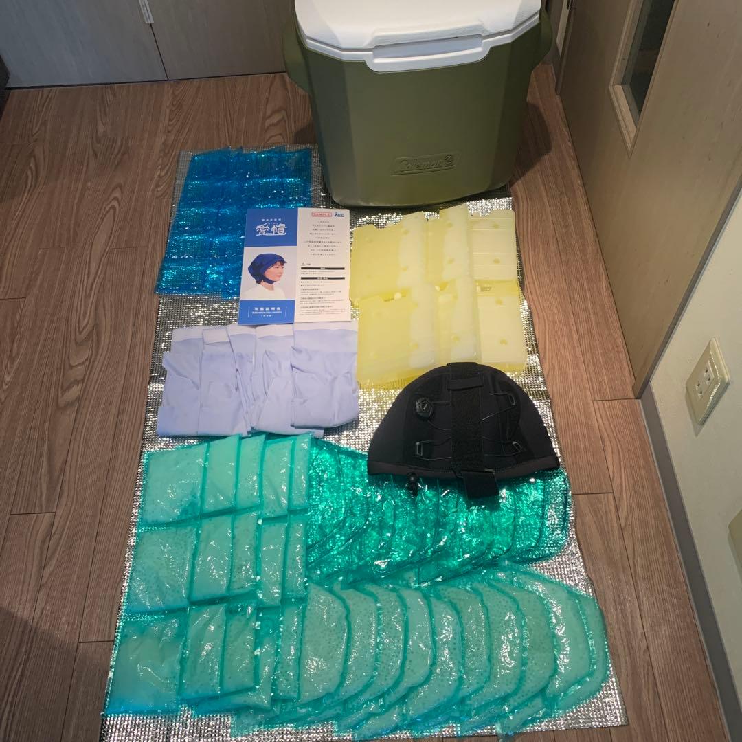 愛帽　頭皮冷却帽　五時間セット　アイスジャパン 値下げ！愛帽 アイスジャパン 頭皮冷却 抗がん剤副作用対策セット＋