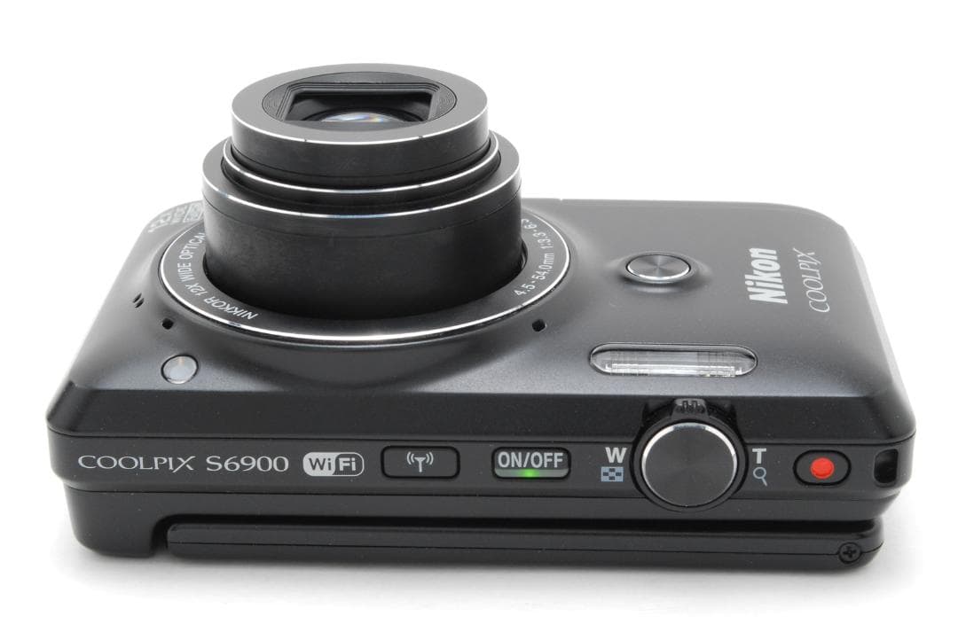 【箱付、実写例有】Nikon COOLPIX S6900 コンデジ 黒 ブラック