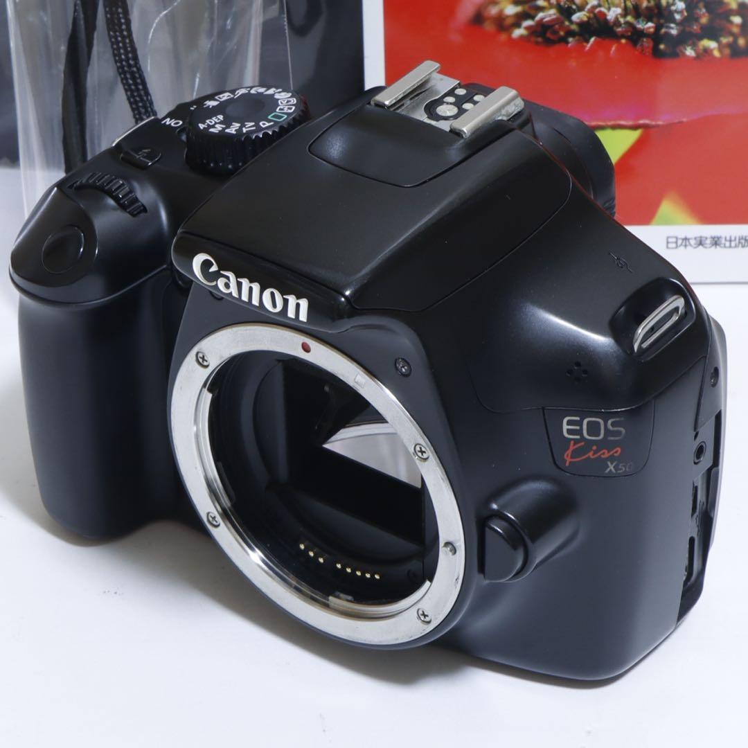 ★スマホに送れる一眼レフ★WiFi機能付★ キャノン EOS Kiss X50♫