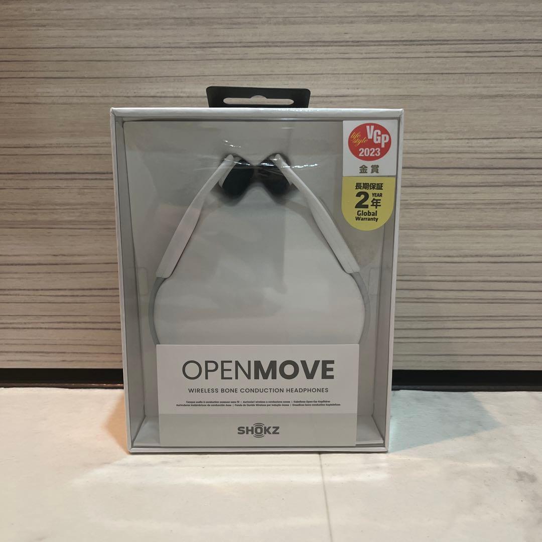 SHOKZ OPENMOVE 骨伝導イヤホン ホワイト 楽天市場】【公式】Shokz OpenMove ショックス 骨伝導イヤホン