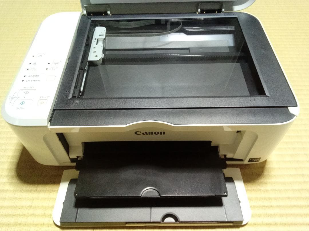 給紙ロール新品交換済　廃インク整備/リセット済 キヤノン MG3630 WH