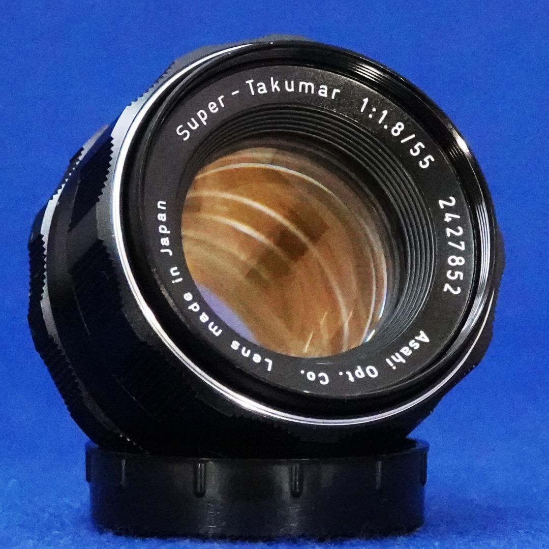 2427852　フレア等全て極上後期型Super-Takumar　F1.8/55