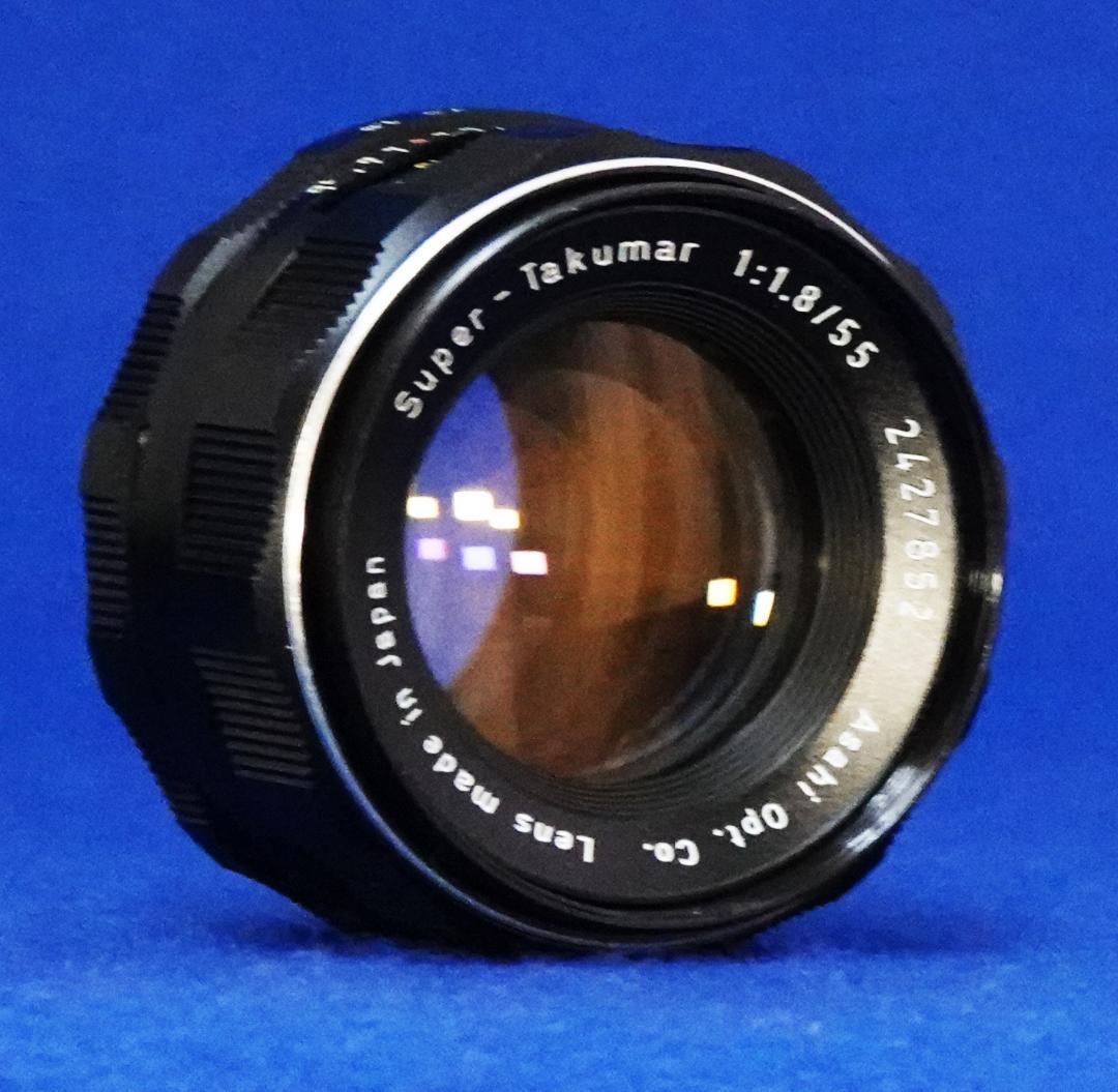 2427852　フレア等全て極上後期型Super-Takumar　F1.8/55
