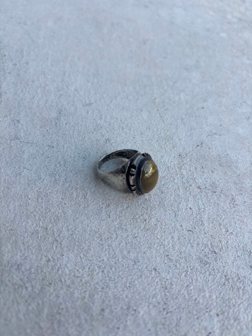 希少】 ナバホ族のジュエリー F.Arviso ターコイズリング17号