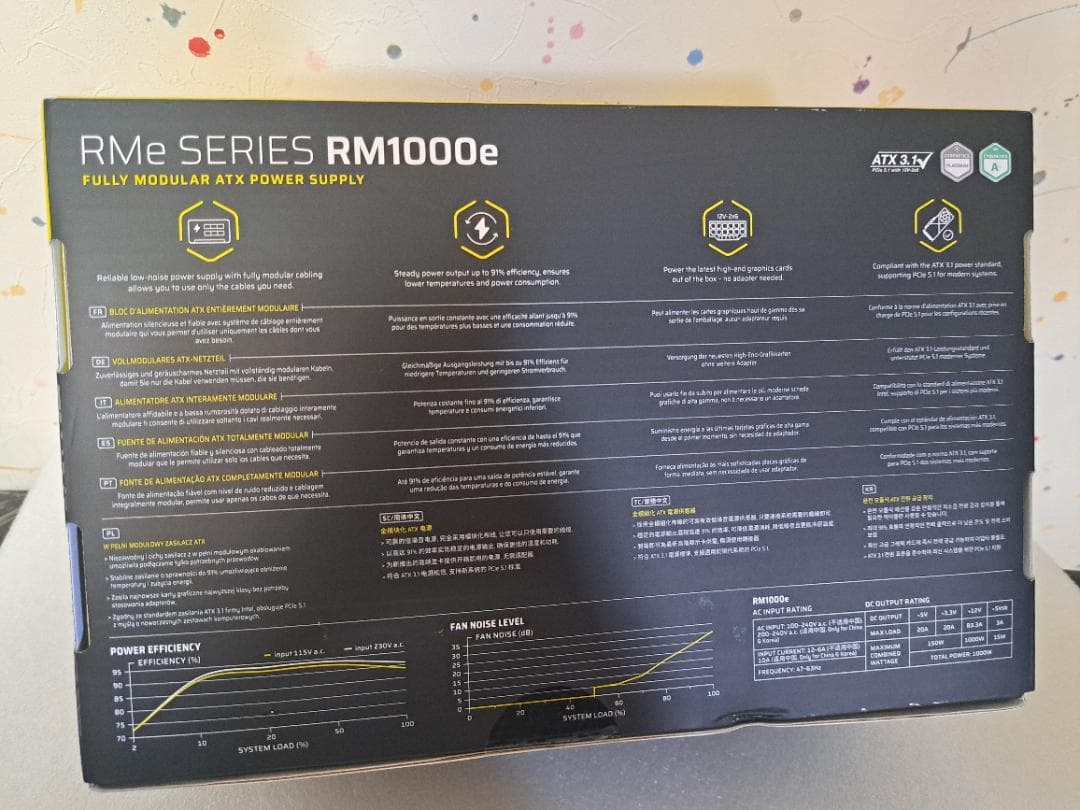 【新品未開封】2025年モデル RM1000e Gold ATX3.1