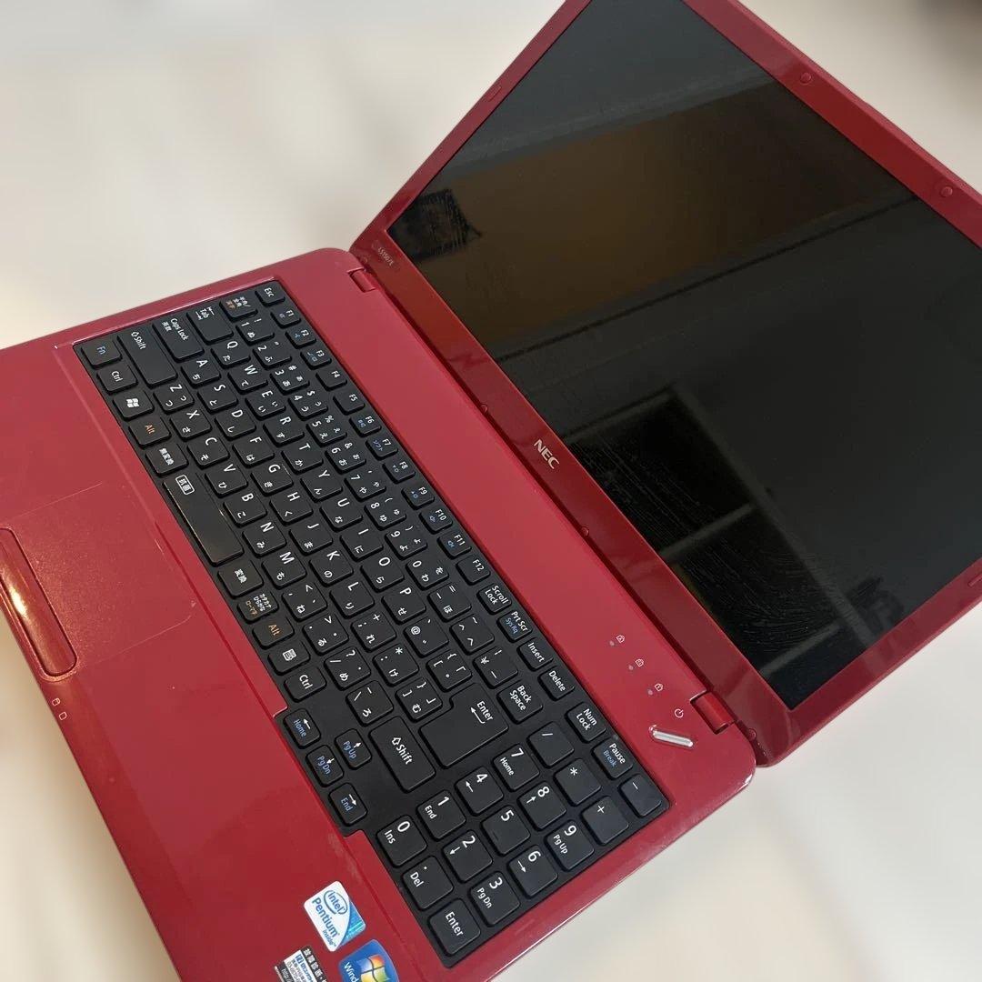 NEC ノートPC レッド 日本語キーボード - メルカリ