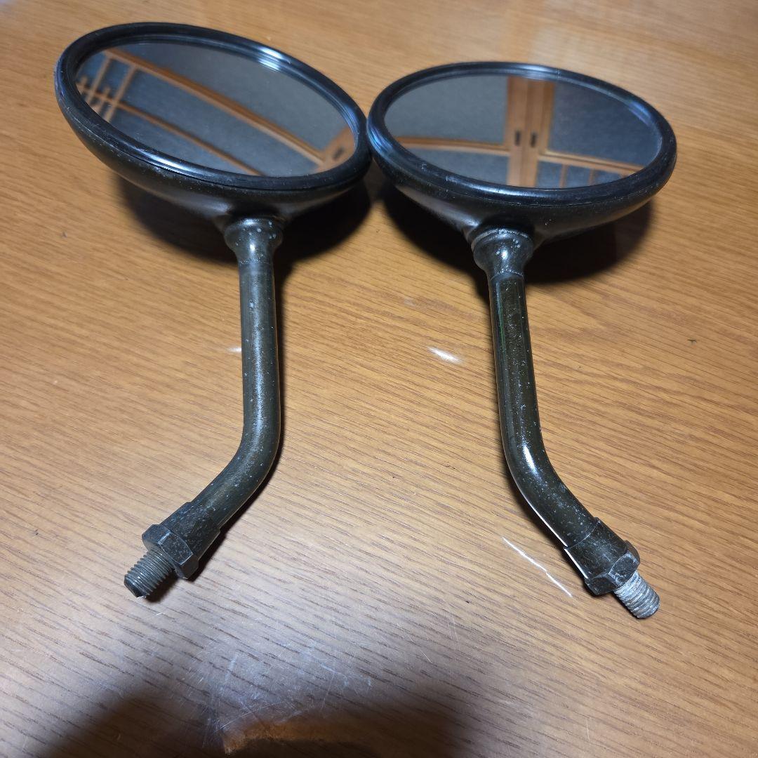 希少、当時物、ヤレ、LEAD .リード工業、鉄ミラー