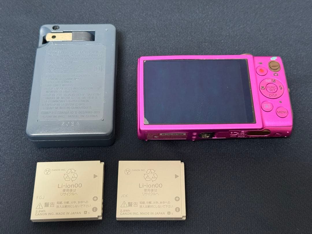 Canon IXY610F キャノン バッテリー2個＆充電器付き 希少ピンク