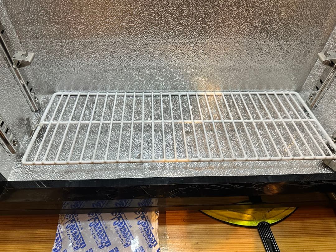 前開きガラス冷凍ショーケース【ジャンク品】メーカー『レマコム』