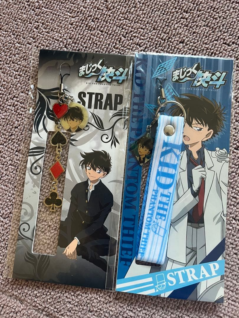 【激レア】まじっく快斗　怪盗キッド　黒羽快斗　ストラップ　2点セット 激レア】まじっく快斗 怪盗キッド 黒羽快斗 ストラップ 2点セット