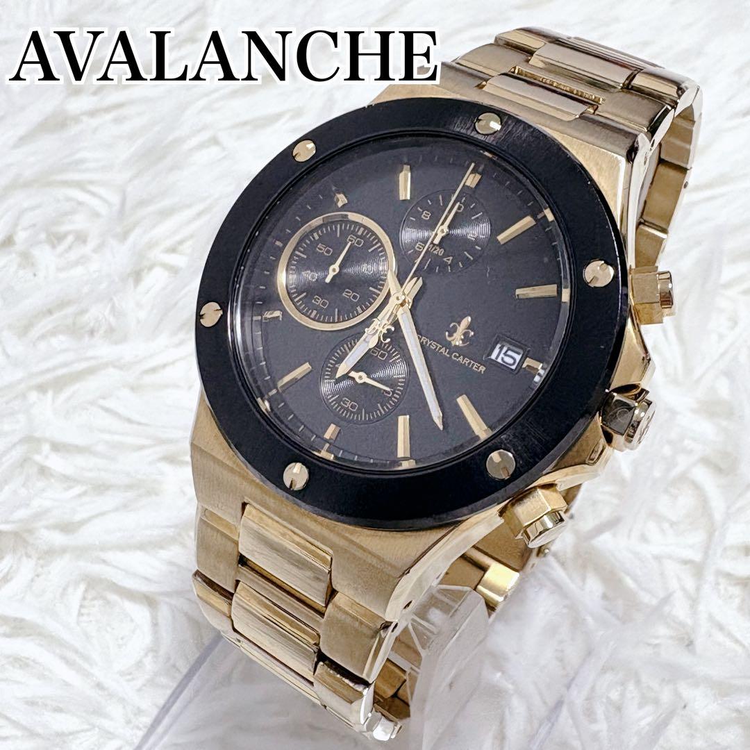 アヴァランチ クリスタルカッター ロビンソン クロノグラフ デイト