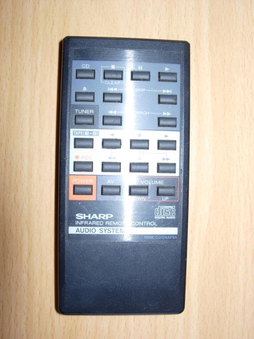 SHARP LIVE MINI CD-X15 通電確認済 ジャンク扱い