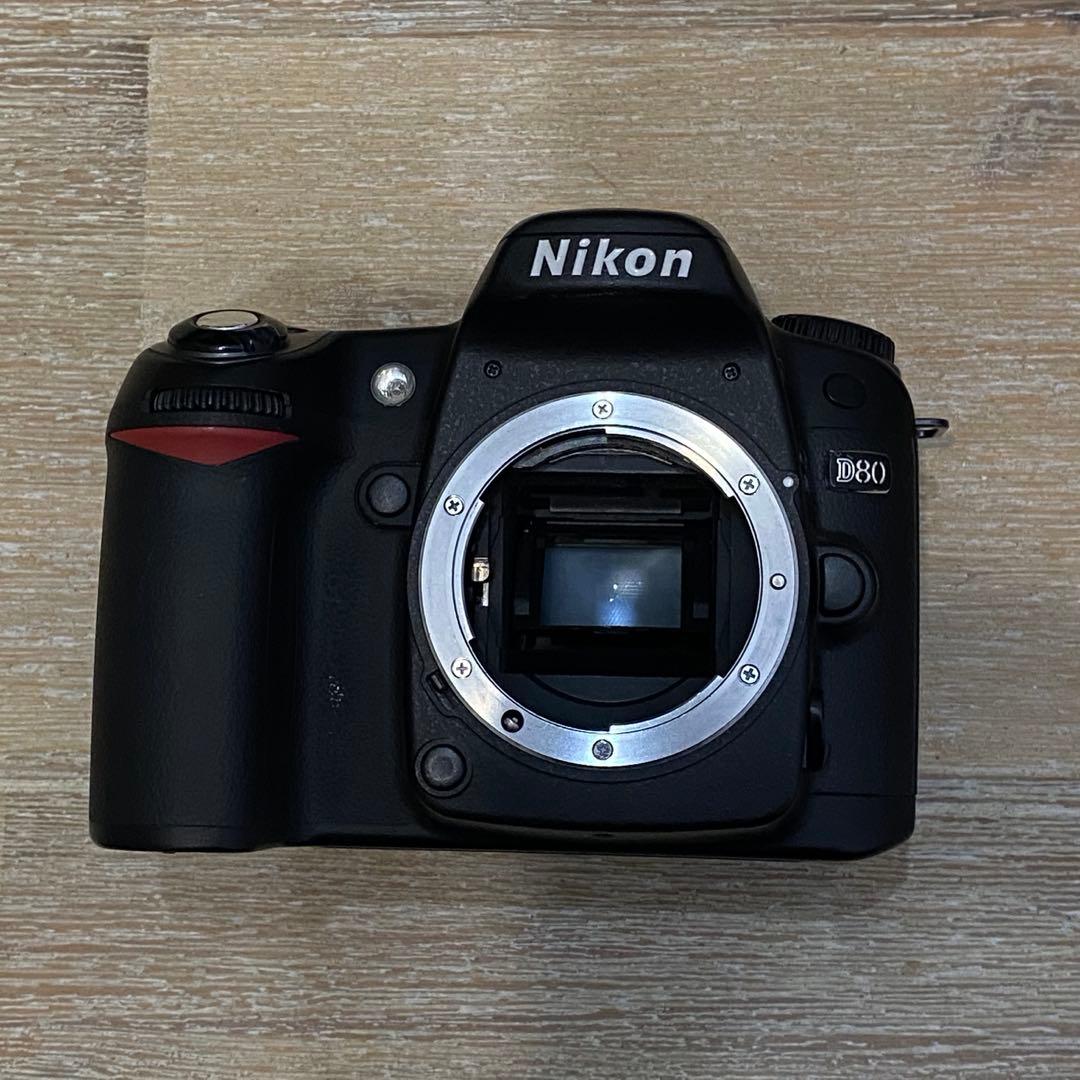 動作良好☆Nikon D80 + 純正レンズ✖️2 ☆不具合対策済☆