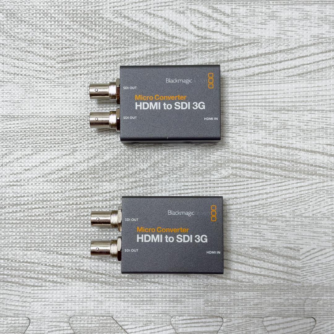 【美品】Blackmagic HDMI to SDI 3G コンバーター 2個