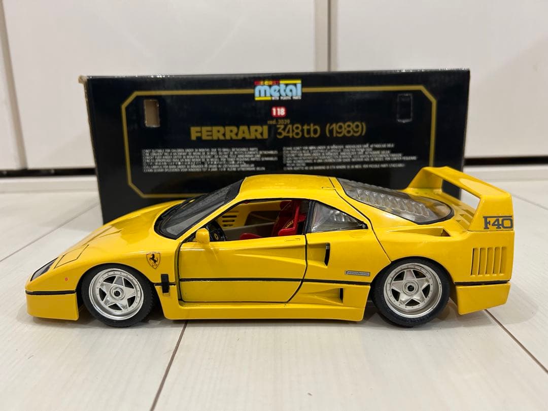 希少 1/18 フェラーリ Ferrari F40 1989 イエロー 希少色 - メルカリ