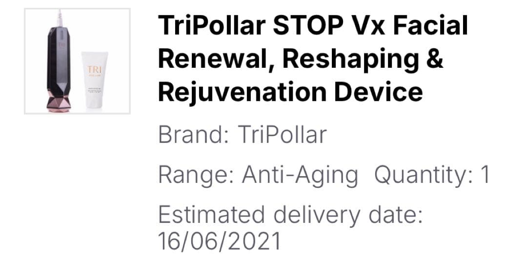 TriPollar STOP Vx（トライポーラ ストップVx）美顔器 美品