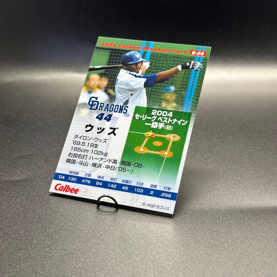 プロ野球チップス 2005 ウッズ 中日 カルビー プロ野球カード 貴重