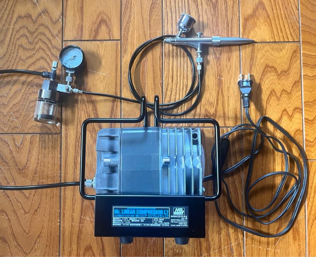 クレオス リニアコンプレッサー L7 レギュレーター エアブラシ(PS265