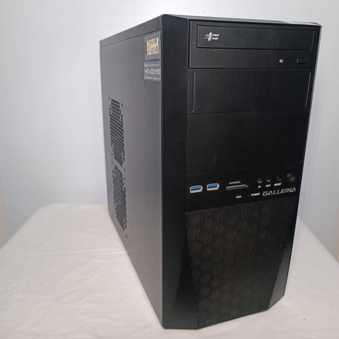 ゲーミングPC/i5 9400F/500GB/GTX1050/ガレリア