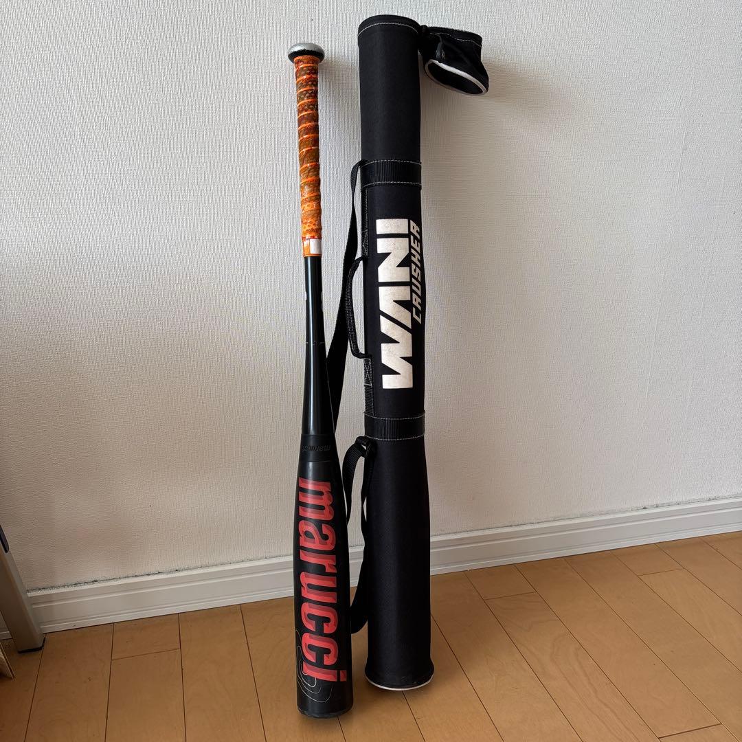marucci ワニクラ ジュニア軟式バット ミドルバランス80cm/600g marucci（マルーチ） 少年軟式 赤 ワニクラッシャー スピード バット