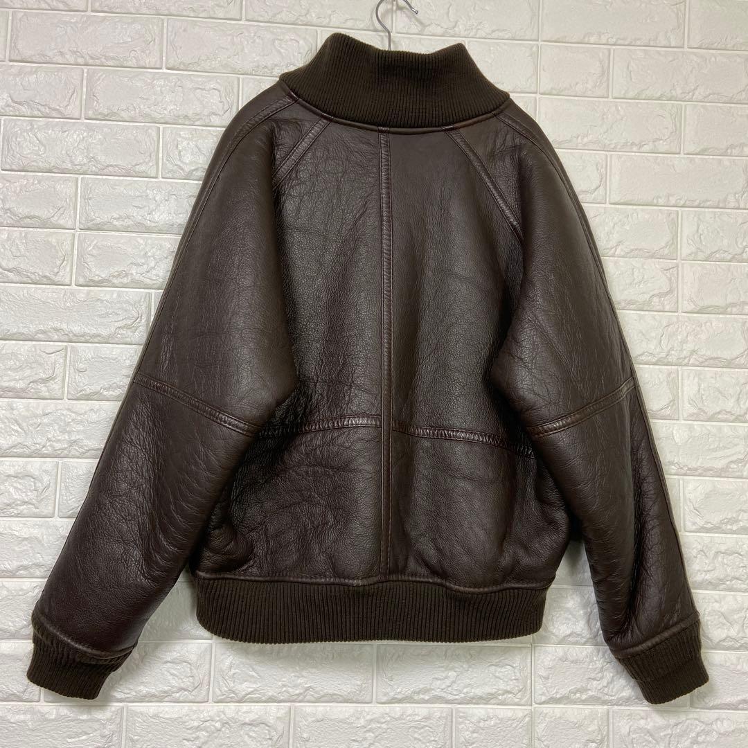 良デザイン U.B By FEDI ムートンジャケット リアルムートン 肉厚 M