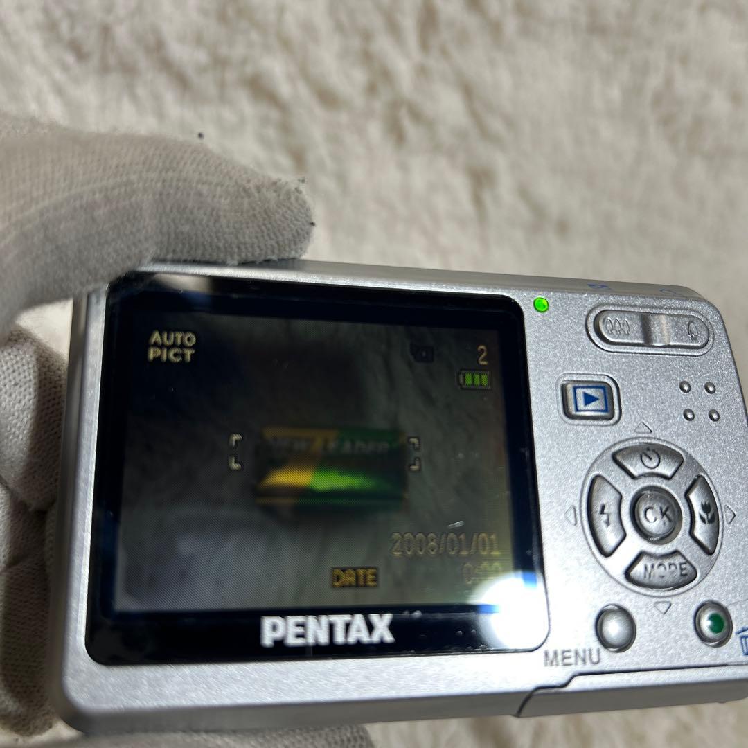 美品】PENTAX ペンタックス Optio E50 シルバー - メルカリ