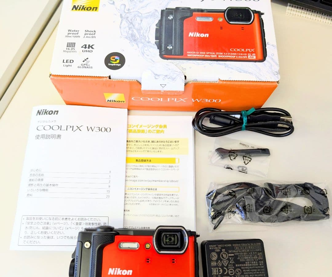 Nikon COOLPIX W300 防水デジタルカメラ　オレンジ Amazon | Nikon デジタルカメラ COOLPIX W300 OR クールピクス