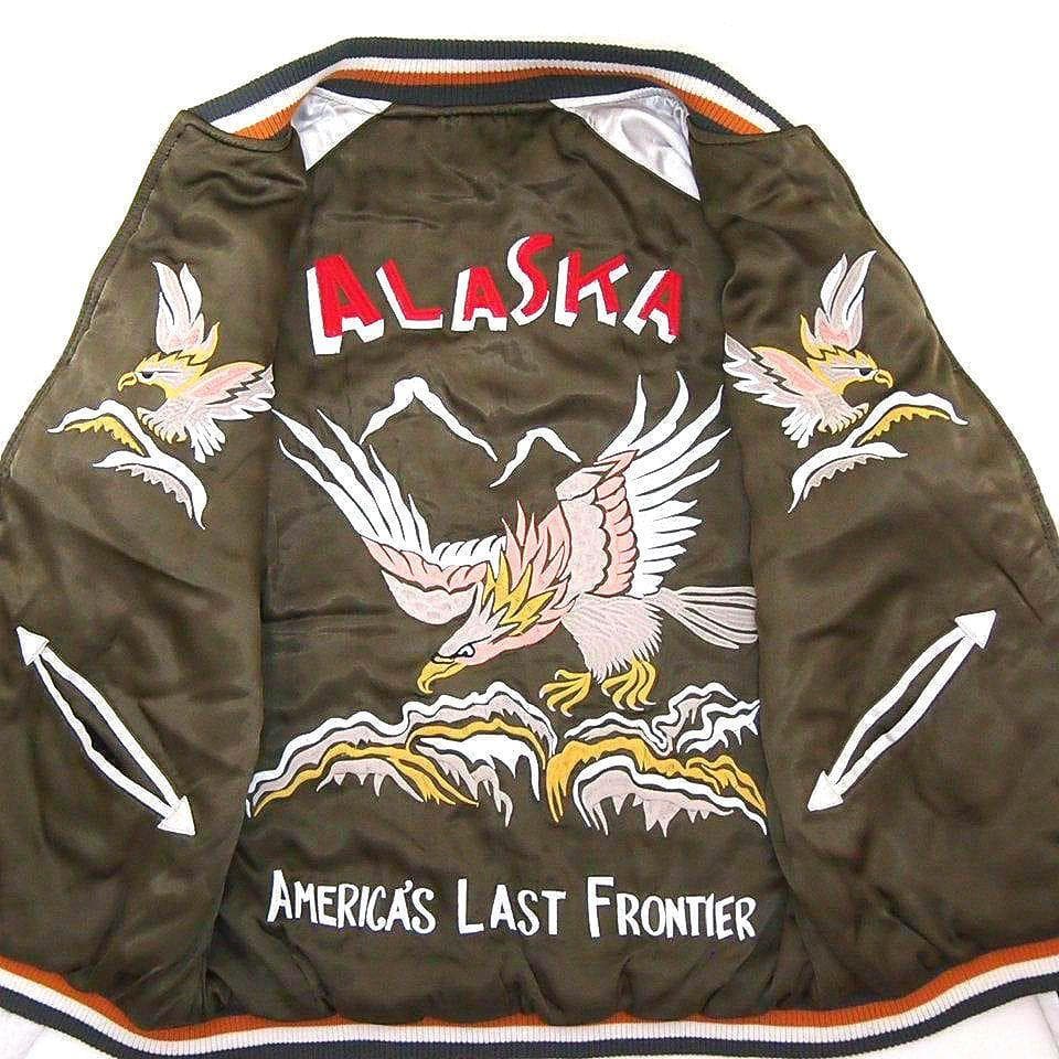 Hideya様専用 美品☆ヒューストン ALASKA リバーシブ 中綿スカジャン