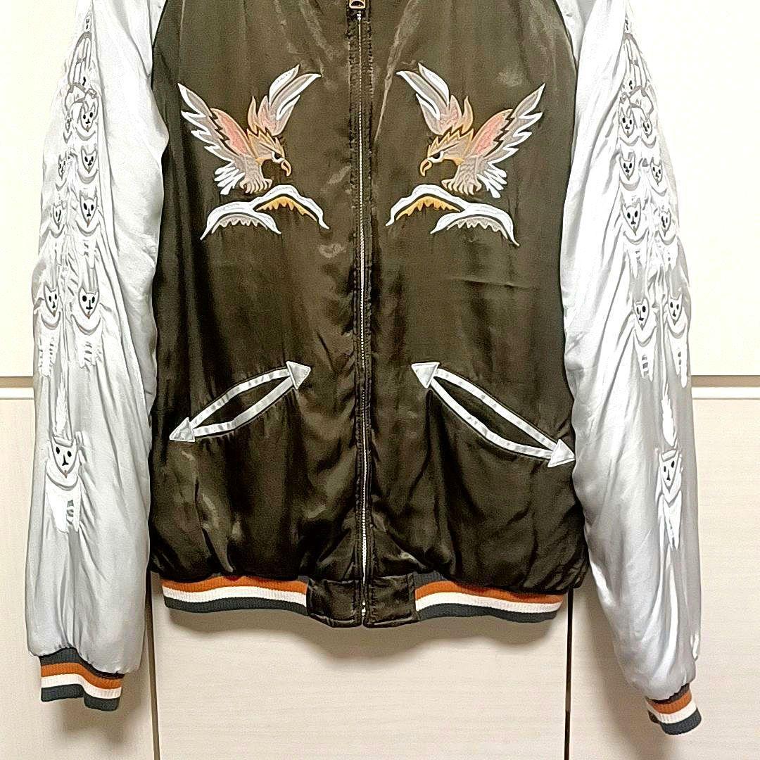 Hideya様専用 美品☆ヒューストン ALASKA リバーシブ 中綿スカジャン