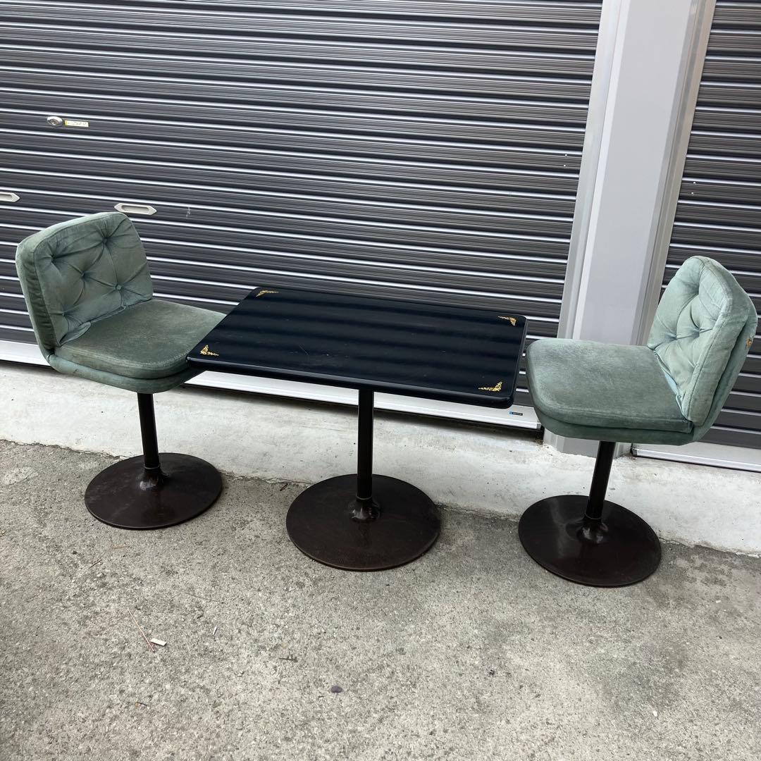 2脚 ① 昭和レトロ ミッドセンチュリー ベロアカウンタ - karlan