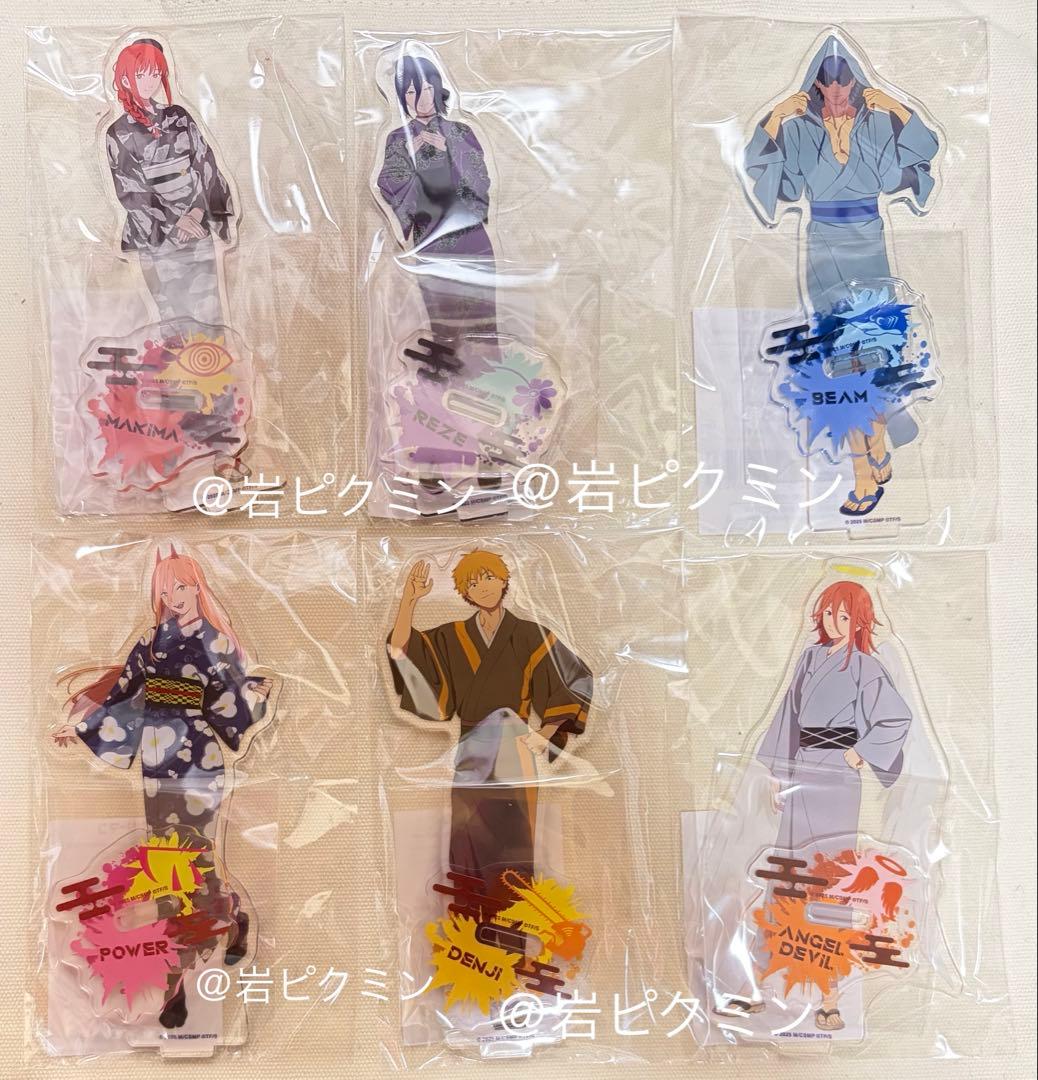 チェンソーマン レゼ篇 お祭りポップアップ大阪 アクリルスタンド 6種