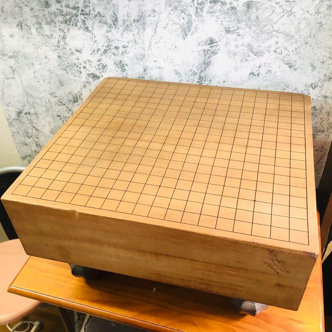 木製囲碁盤　蛤碁石セット 楽天市場】囲碁セット 新桂4寸足付碁盤セット(蛤碁石25号・木製碁笥栗
