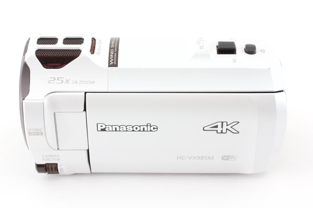 Panasonic HC-VX985M ホワイト ビデオカメラ バッテリー付き