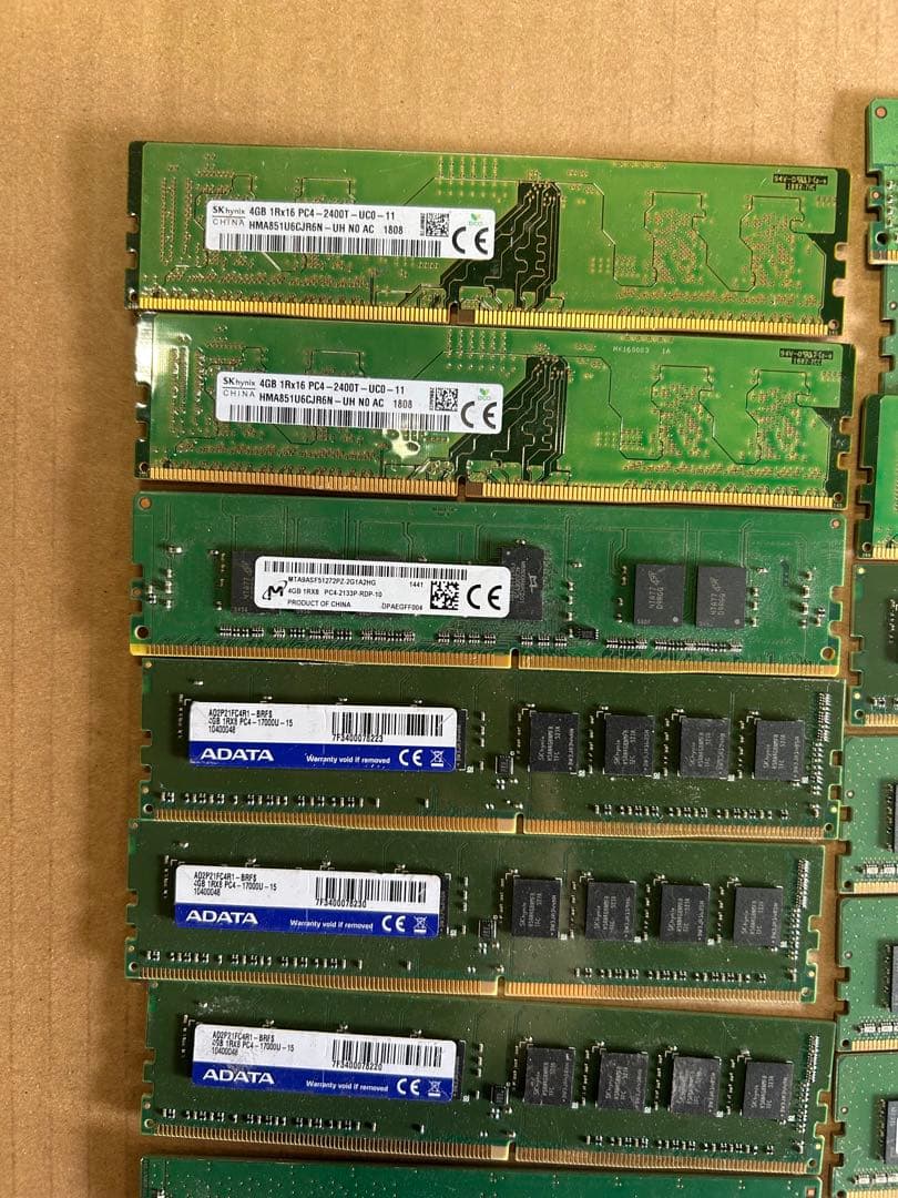 PC4 DDR4 メモリー　ジャンク品　24枚セット
