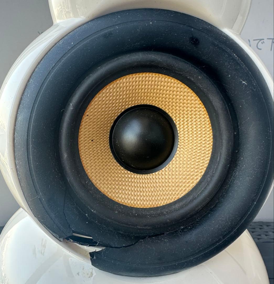 スキャンダイナ ミニポッド スピーカー ペア ホワイト ブルールーム デンマーク