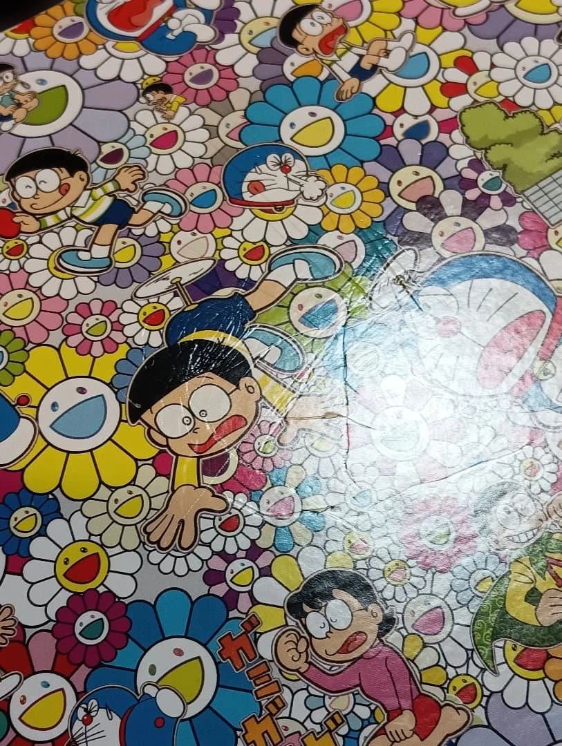 ドラえもん展 ジグソーパズル 1000P 村上隆 ※(のり無し・箱に薄い傷