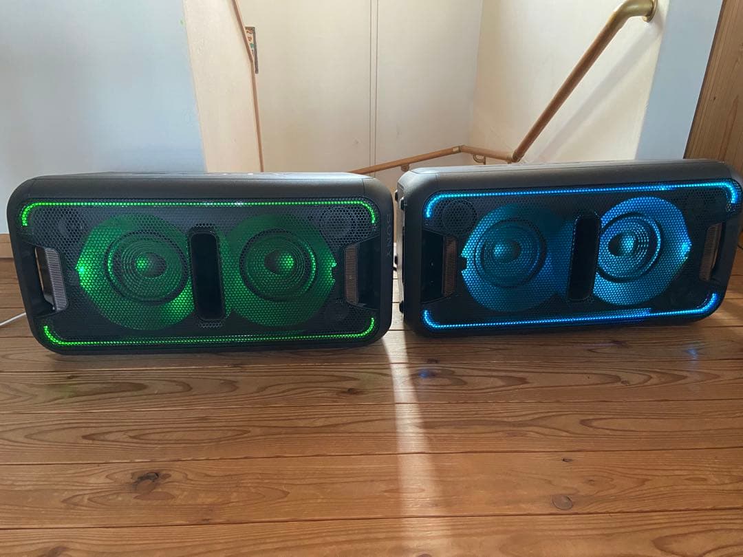 希少 USA限定 Bluetooth SONY GTK-XB7 リモコン付2台!