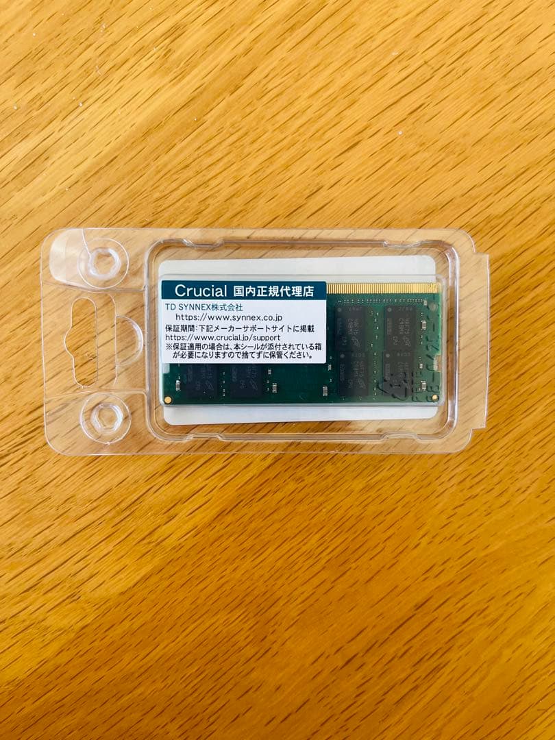 Crucial DDR4-3200 SO-DIMM 32GB X 1枚