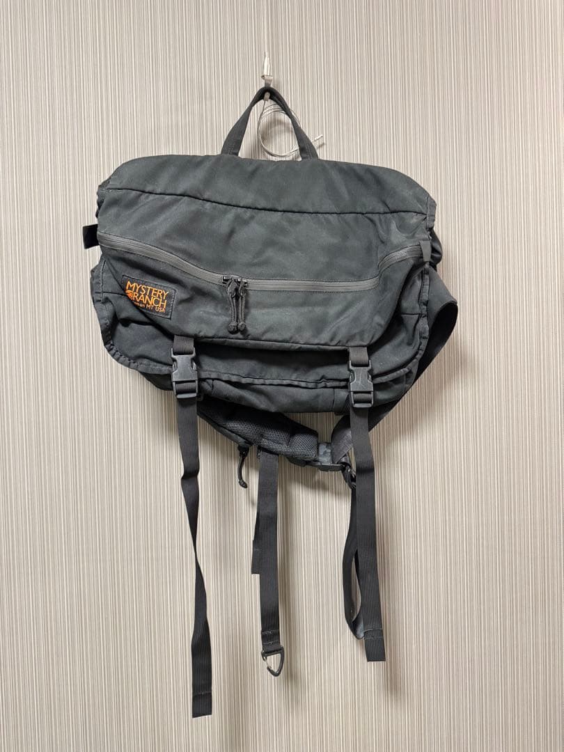 ミステリーランチ アウトサイダー USA製 黒 外付けポケット&ストラップ