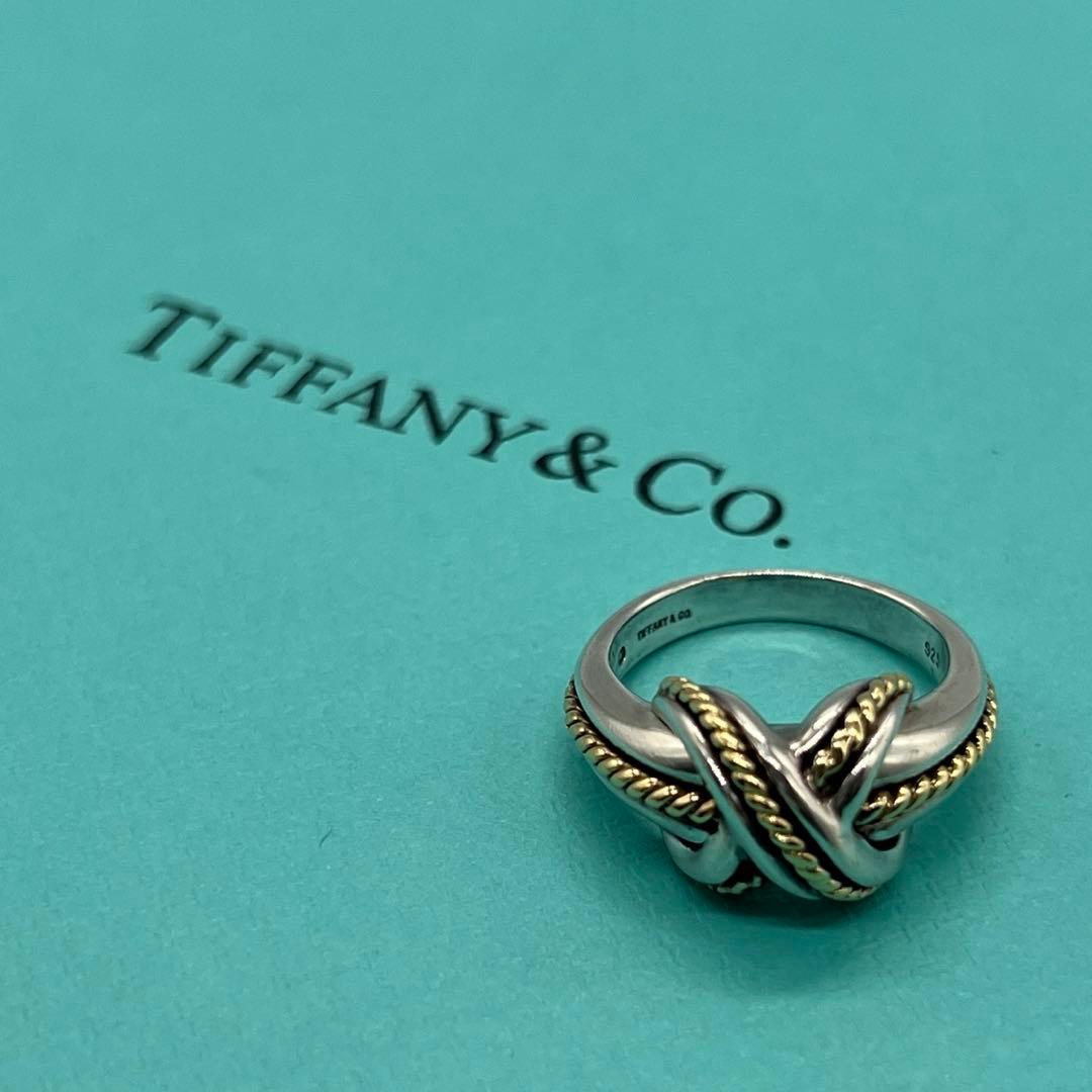 ティファニー TIFFANY シグネチャークロス リング 11号 コンビ - メルカリ