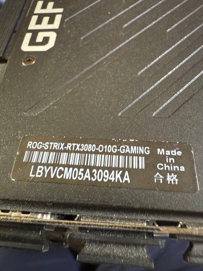 グラフィックボード・グラボ・ビデオカード ASUS ROG STRIX RTX 3080 10GB OC